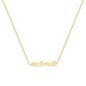 14K Yellow Gold mama Pendant