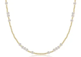 15" Hope Unwritten Choker - 3mm Pearl