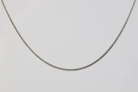 16.5" 18k White Gold Snake Chain Necklace (3.82g.)