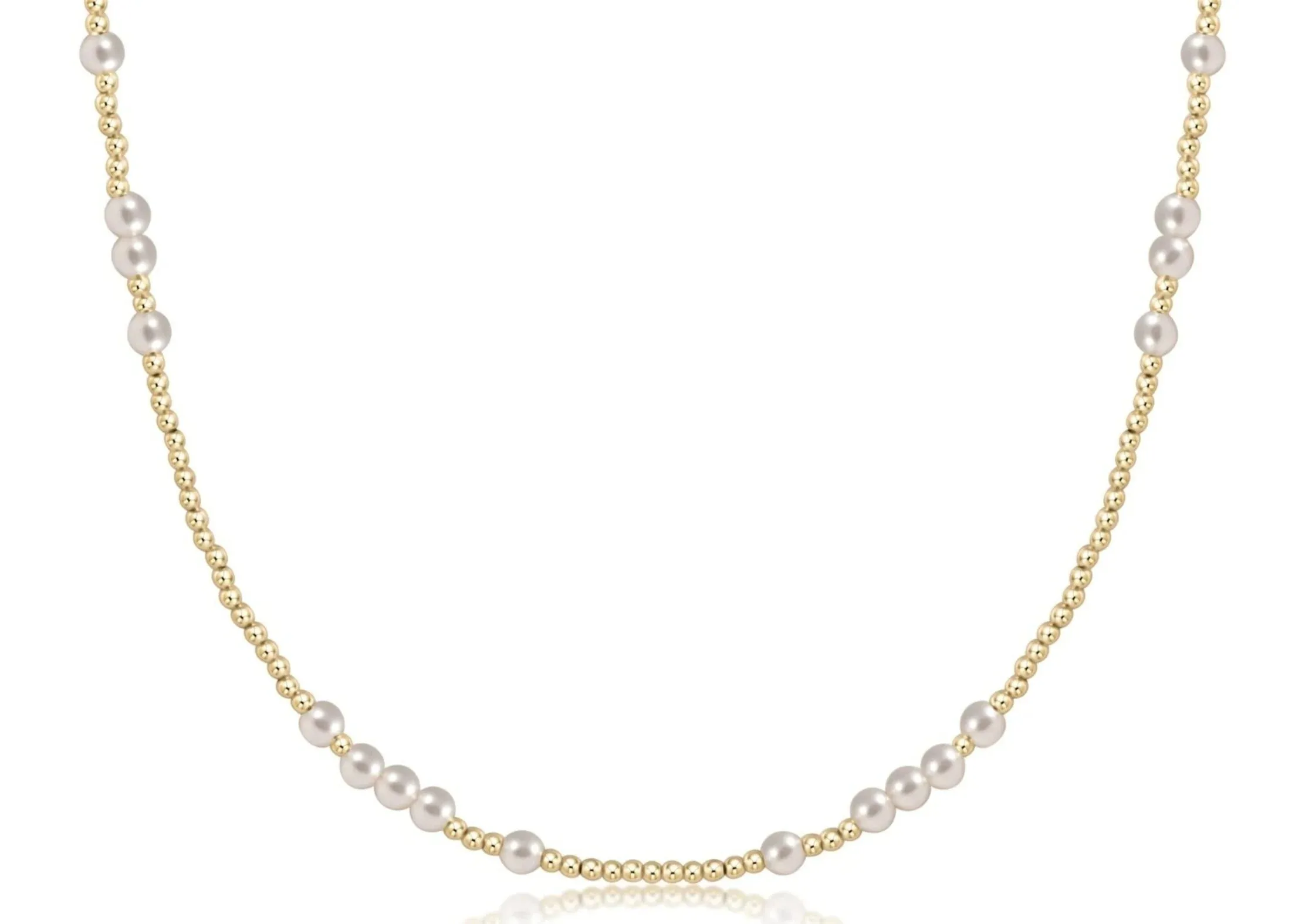 17" Hope Unwritten Choker - 3mm Pearl