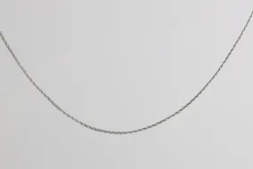 18" 14k White Gold Chain Necklace (4.19g.)