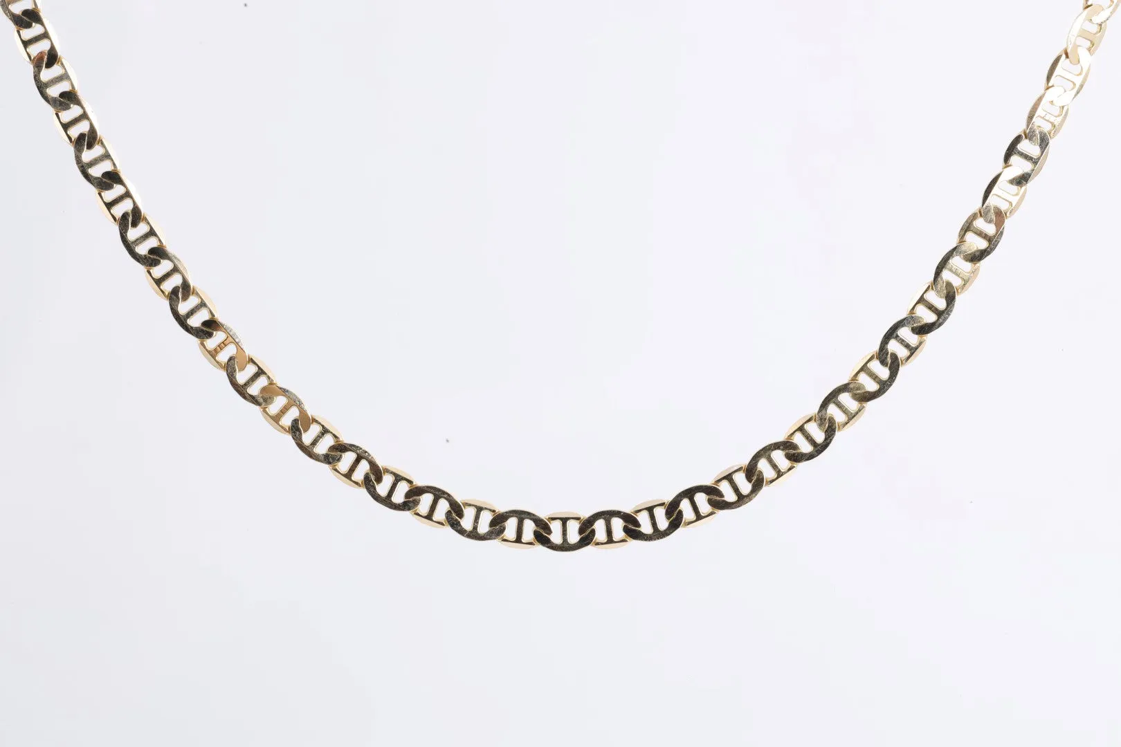 18" 14k Yellow Gold Mariner Chain (11.55g.)