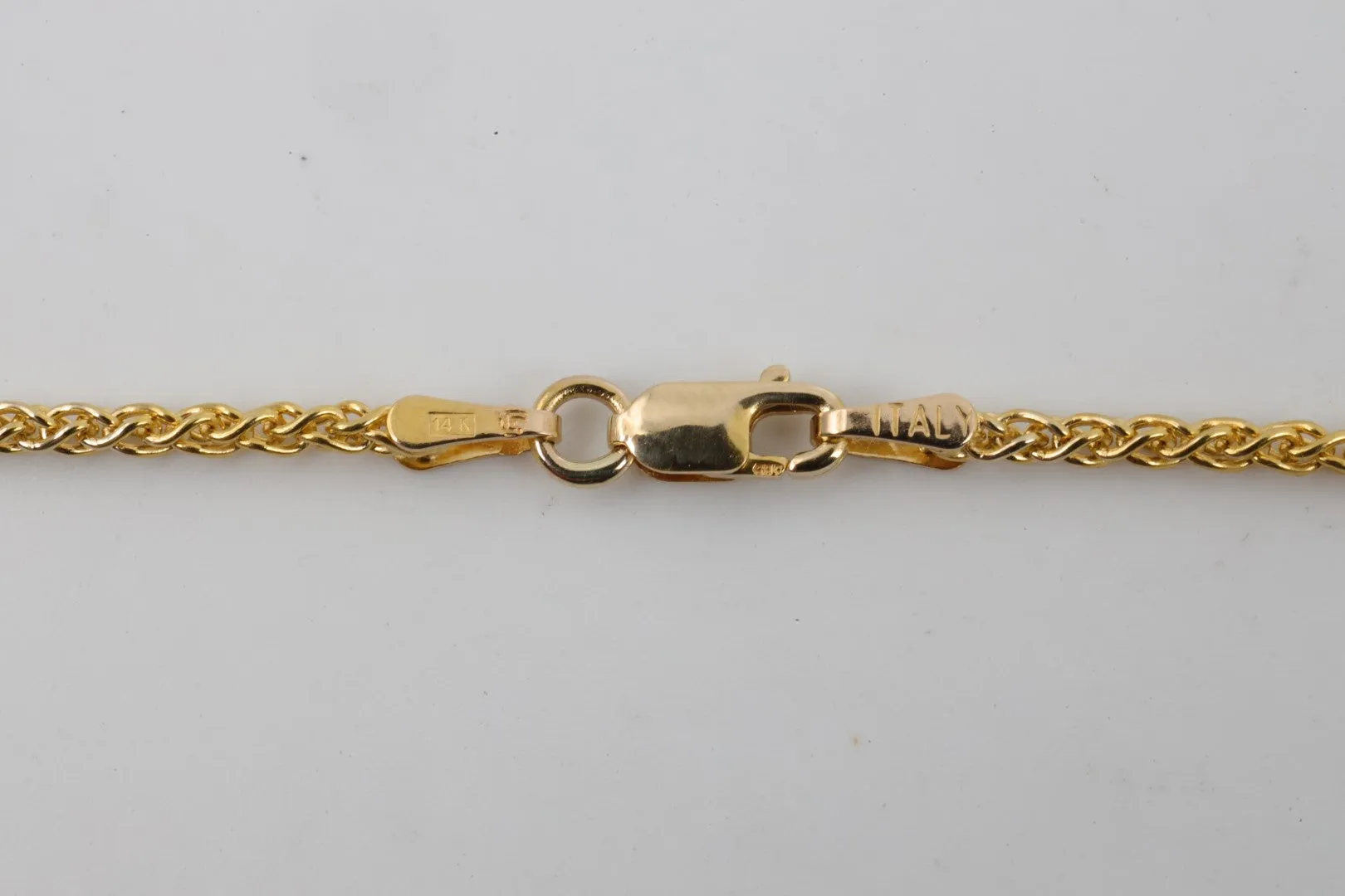 18" 14k Yellow Gold Wheat Chain Necklace (6.51g.)