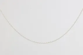 18" 925 Silver Cable Chain Necklace (0.90g.)