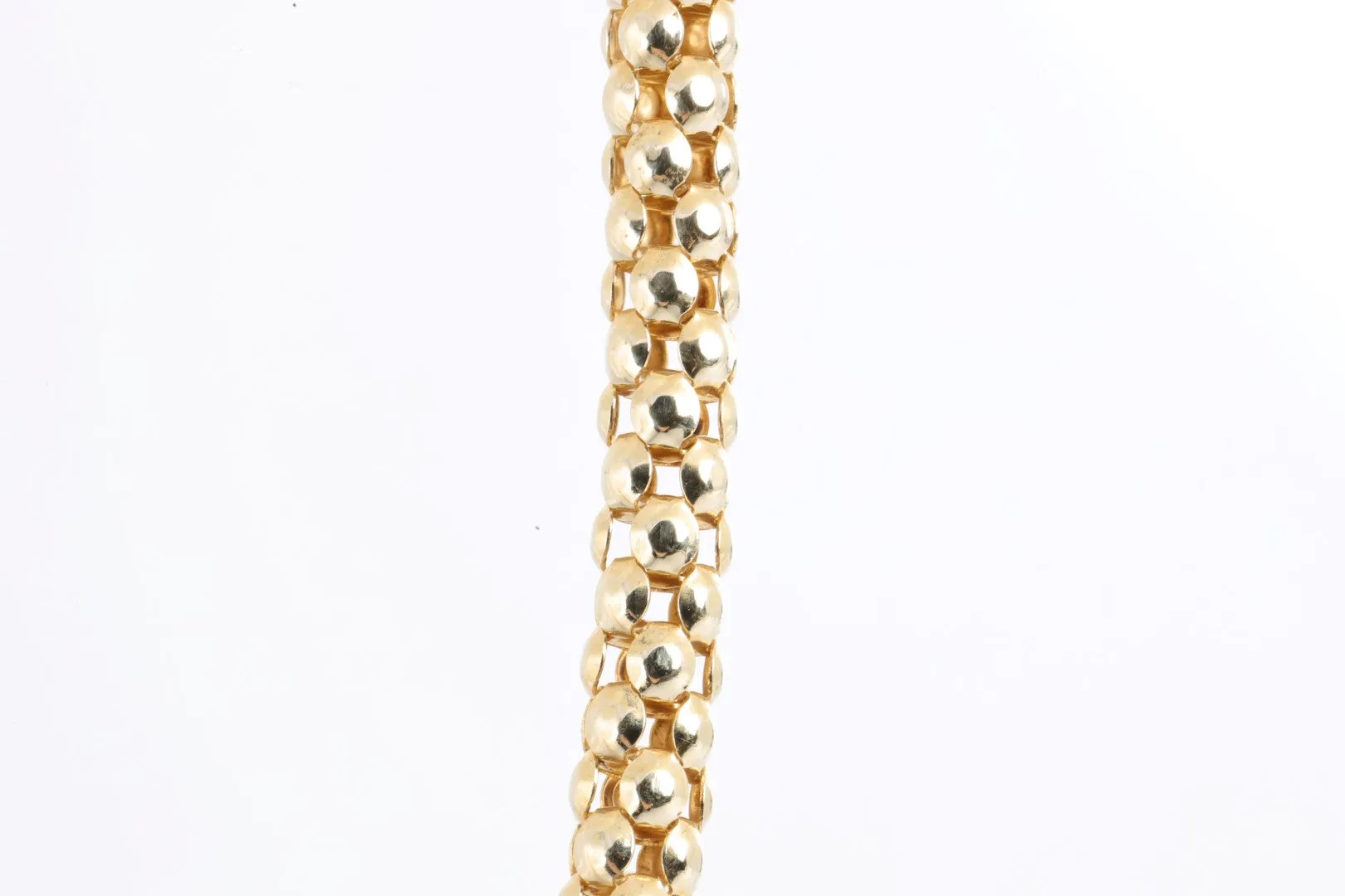 19" 14k Yellow Gold Popcorn Chain (25.00g.)