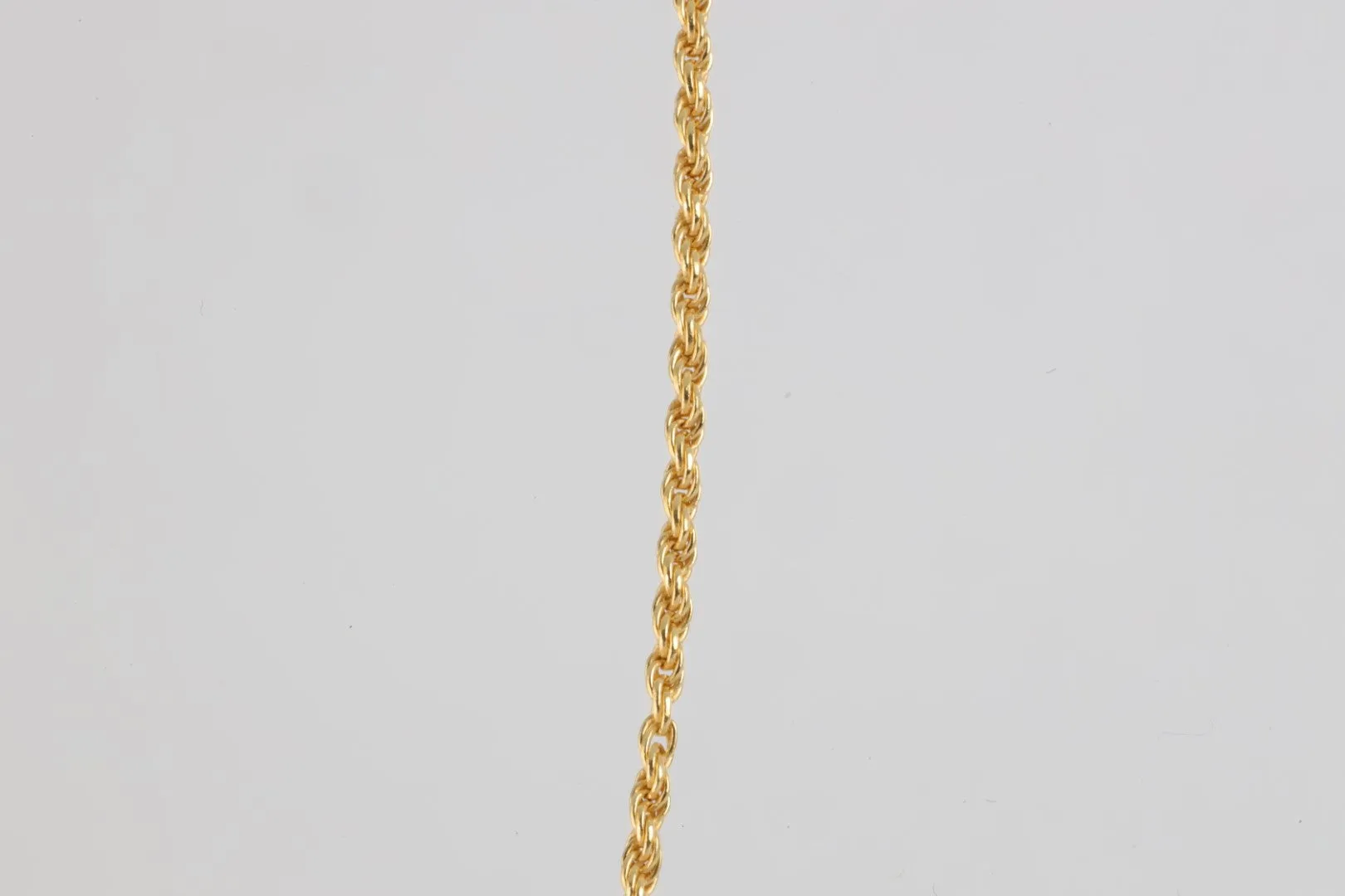 20” 14k Yellow Gold Rope Chain Necklace (6.3g)