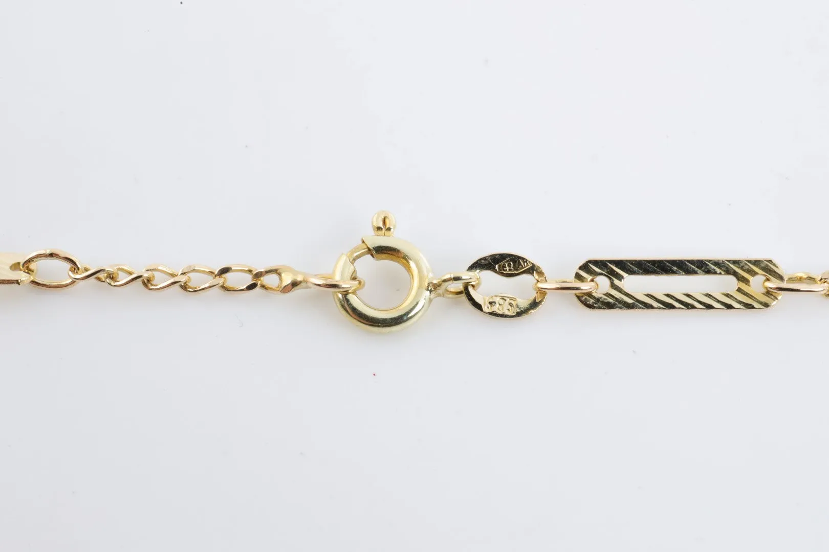 20.5" Yellow Gold Cable Station Chain (5.05g.)