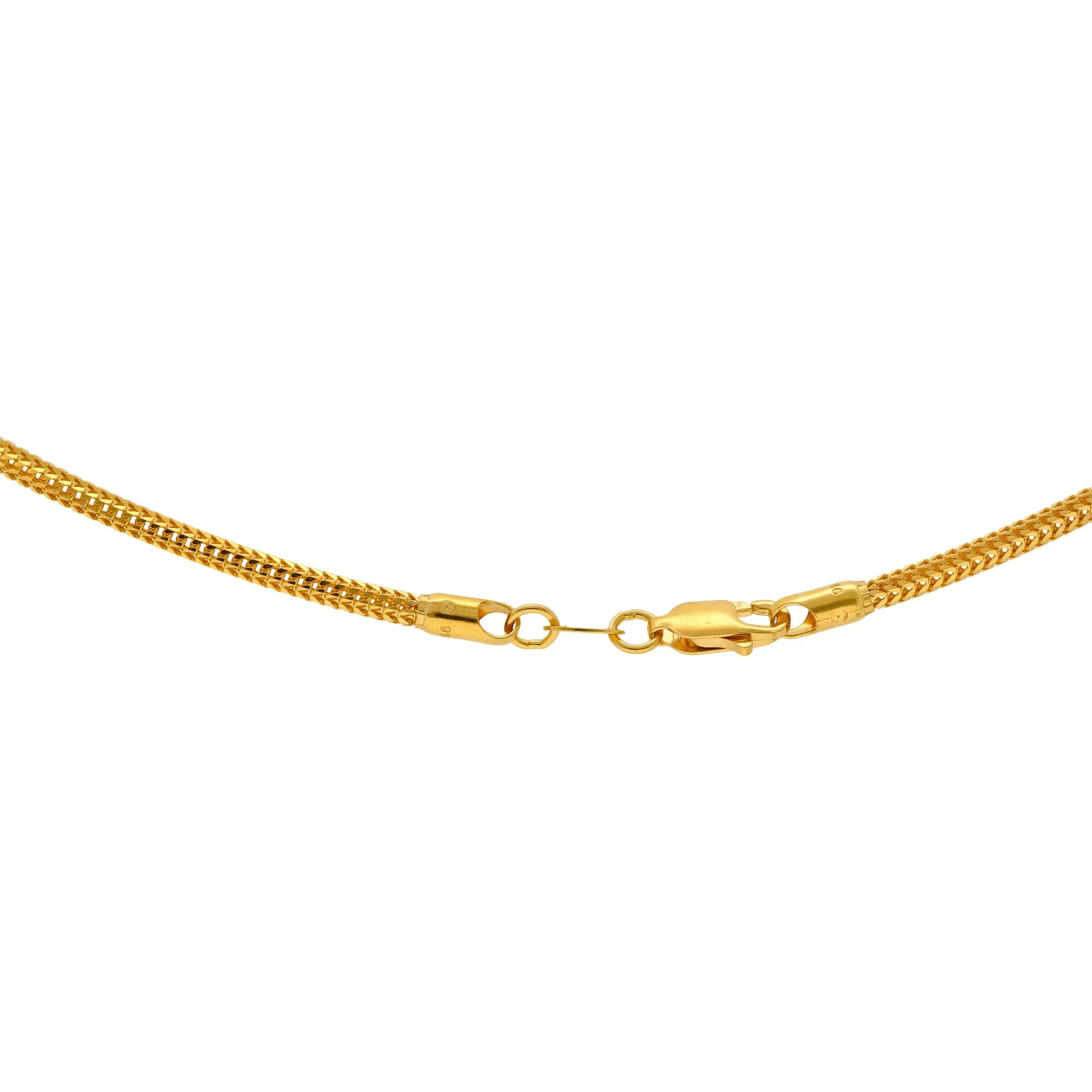 Premium 22K Yellow Gold Chain, 20 inches Length, Weighs 22.9 gm