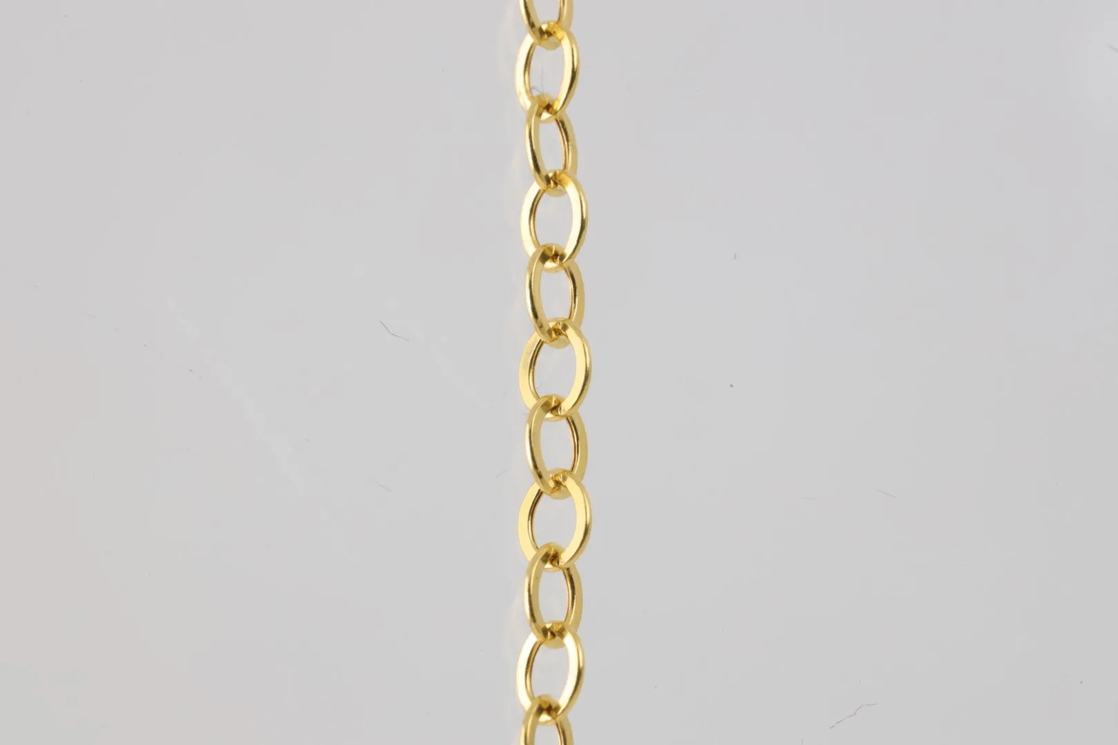 24" 14k Yellow Gold Cable Link Chain Necklace (2.47g.)