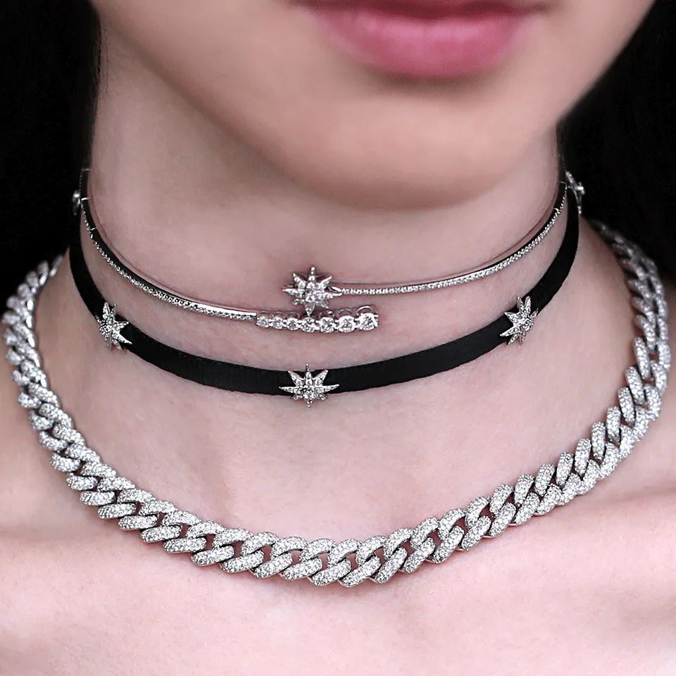 5 Star Pave Diamond Choker