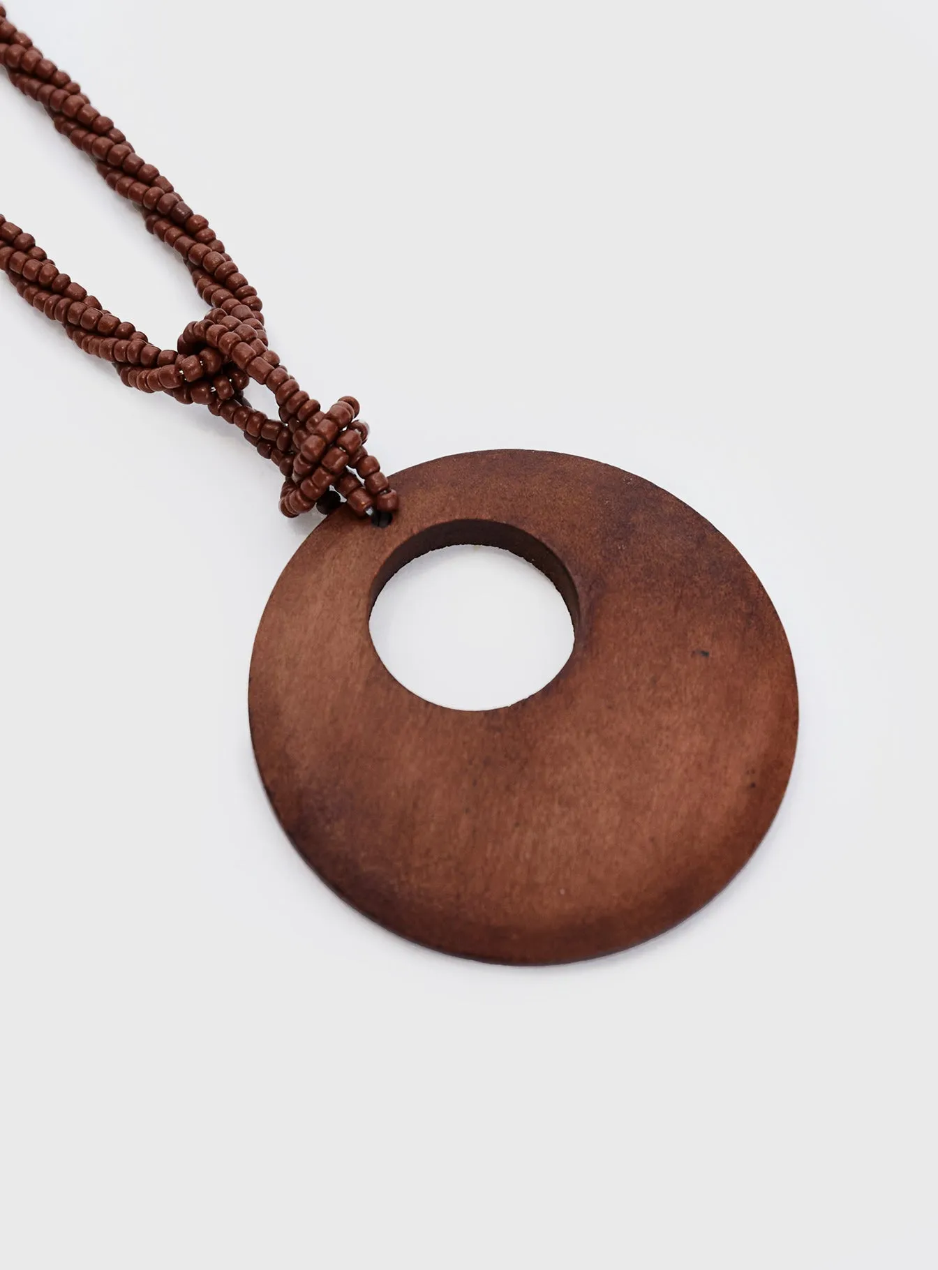 Brown Aiko Necklace - Enhance your style with this elegant accessory.