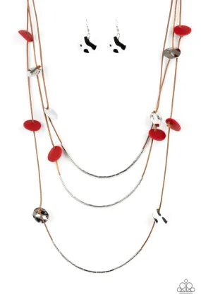 Alluring Luxe - Red Paparazzi Necklace