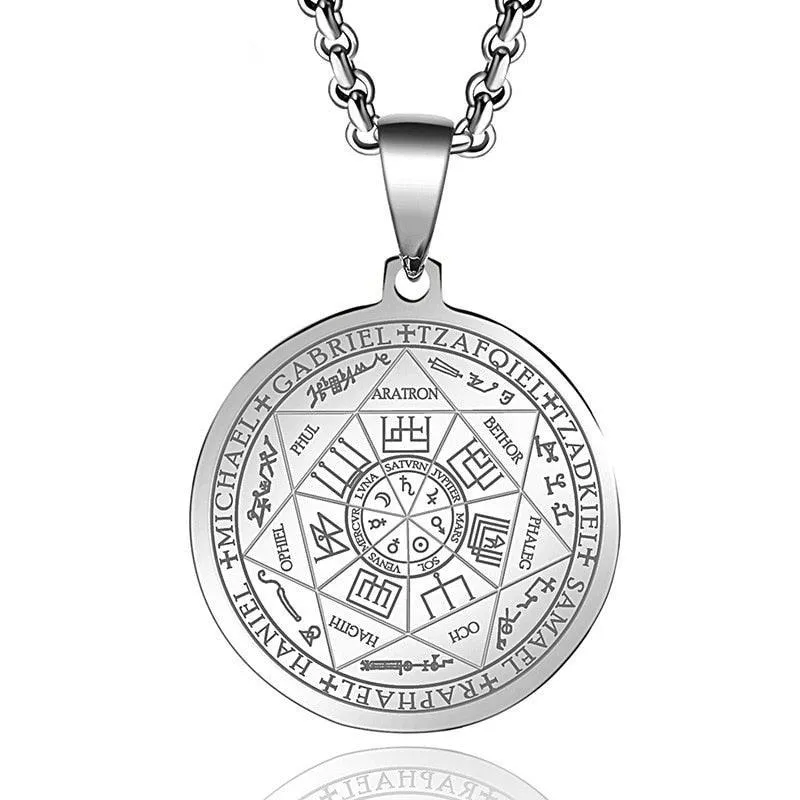 Archangels Pentagram Pendant Necklace