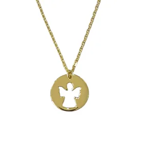 Aria Angel necklace Gold