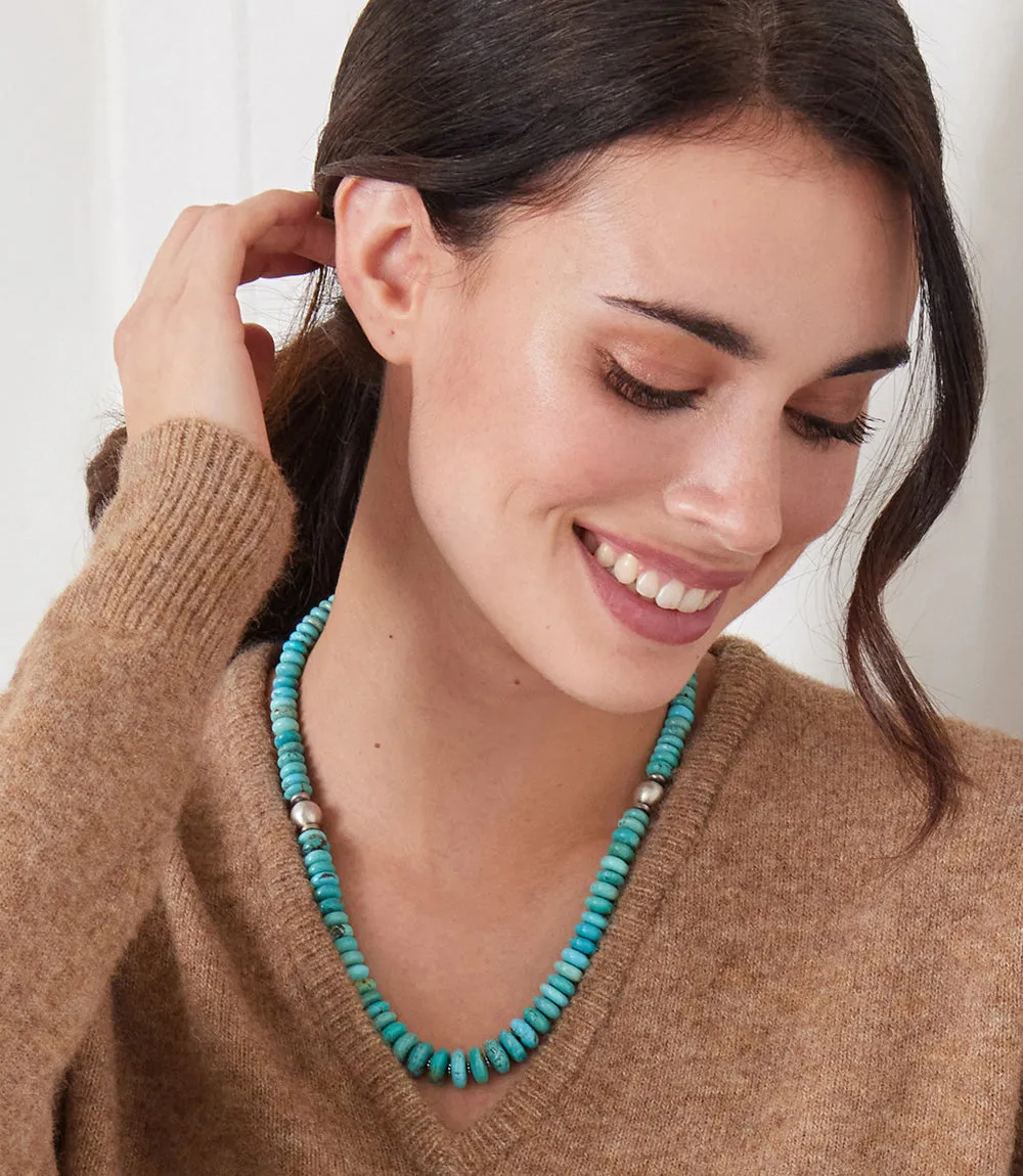 Beaded Turquoise Necklace