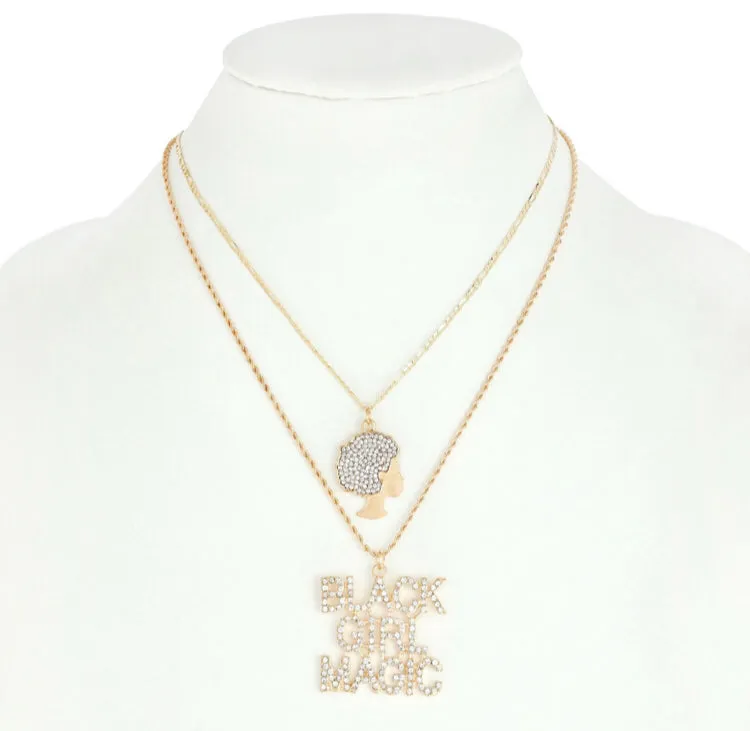 BLACK GIRL MAGIC NECKLACE COMBO