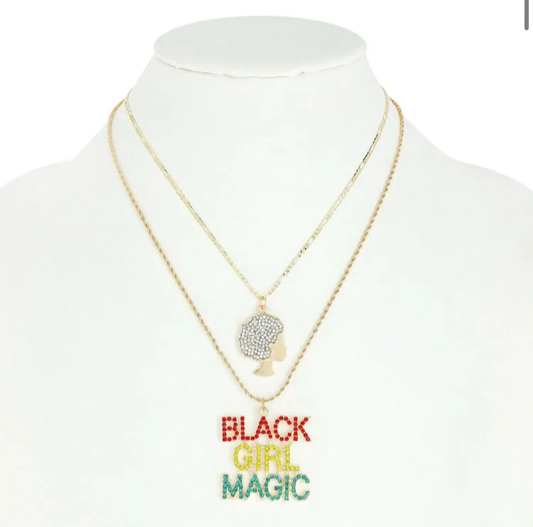 BLACK GIRL MAGIC NECKLACE COMBO