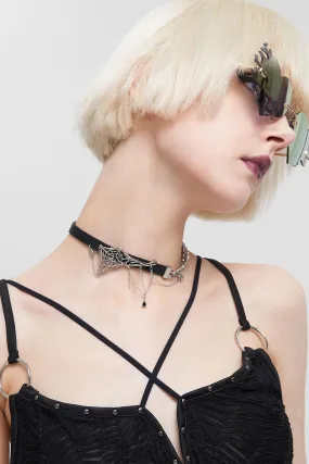 Black Window Chain Choker