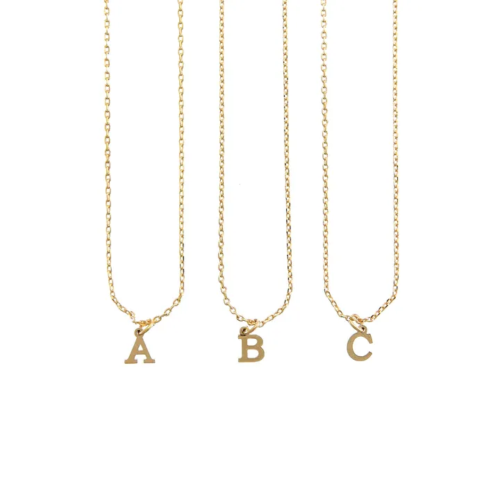 Brenda Grands Jewelry - Dainty Love Initial Necklace