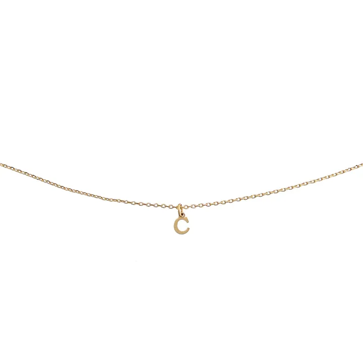 Brenda Grands Jewelry - Dainty Love Initial Necklace