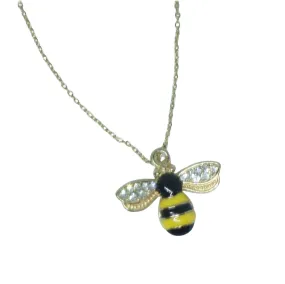 Bumble Bee Pendant Necklace