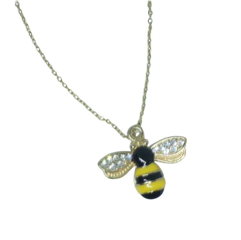 Bumble Bee Pendant Necklace