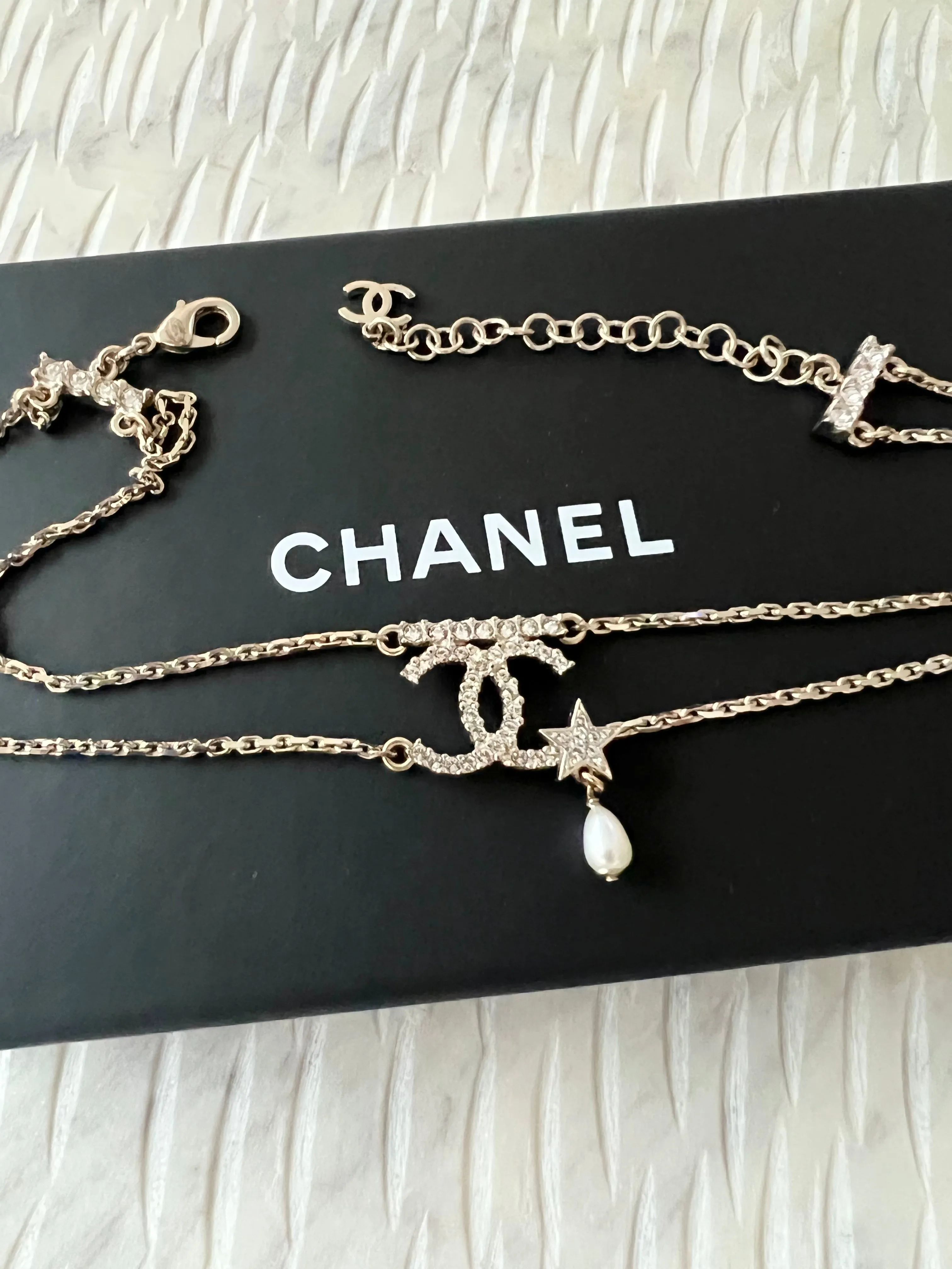 Chanel CC Crystal Choker