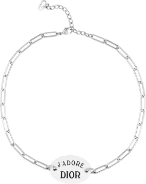 Christian Dior J'Adore Dior Email Choker Necklace