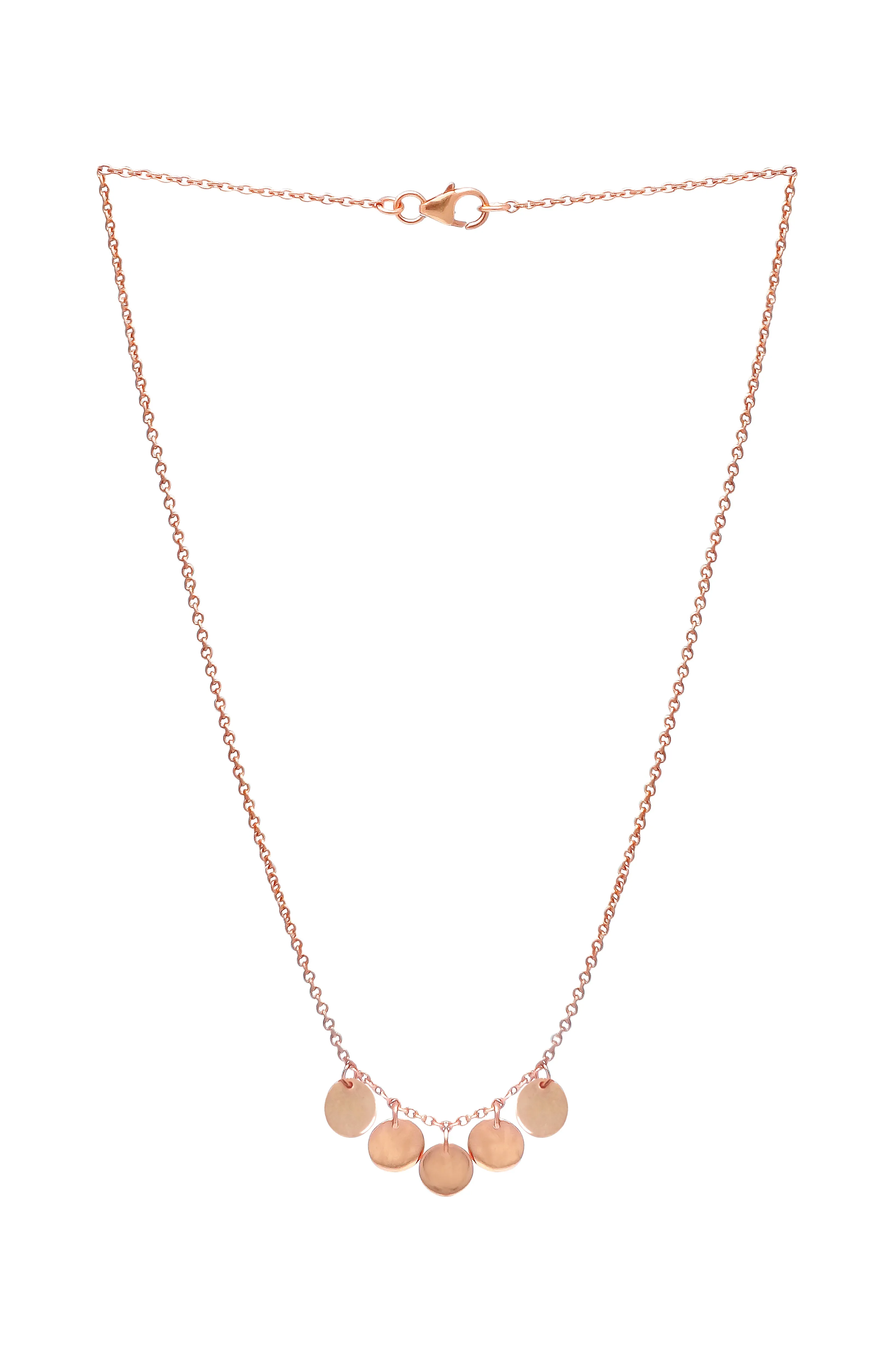 Classic Circology Gold Plated Mini Sterling Silver Necklace