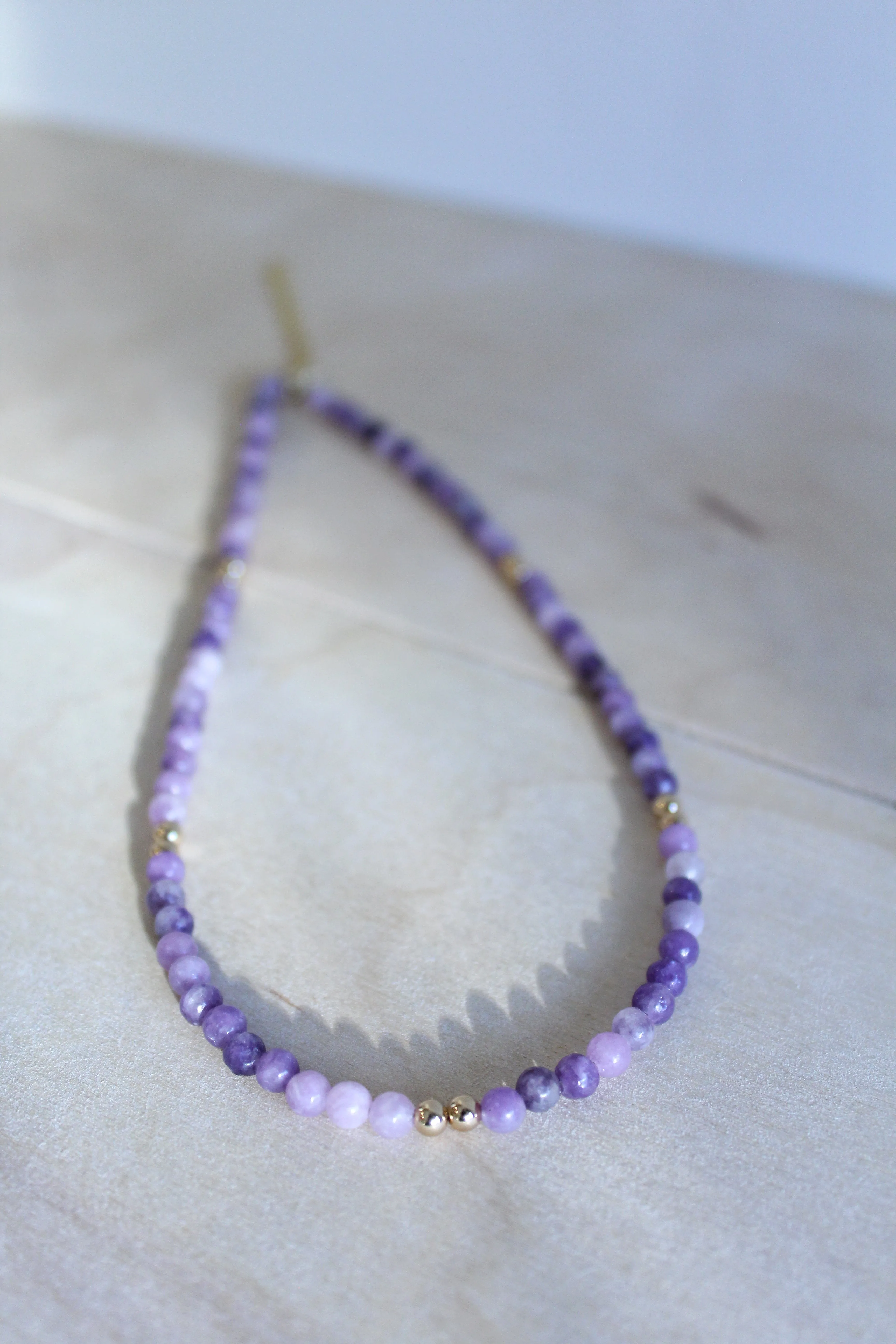 Classic Gemstone Choker Necklace by Studio Thorne