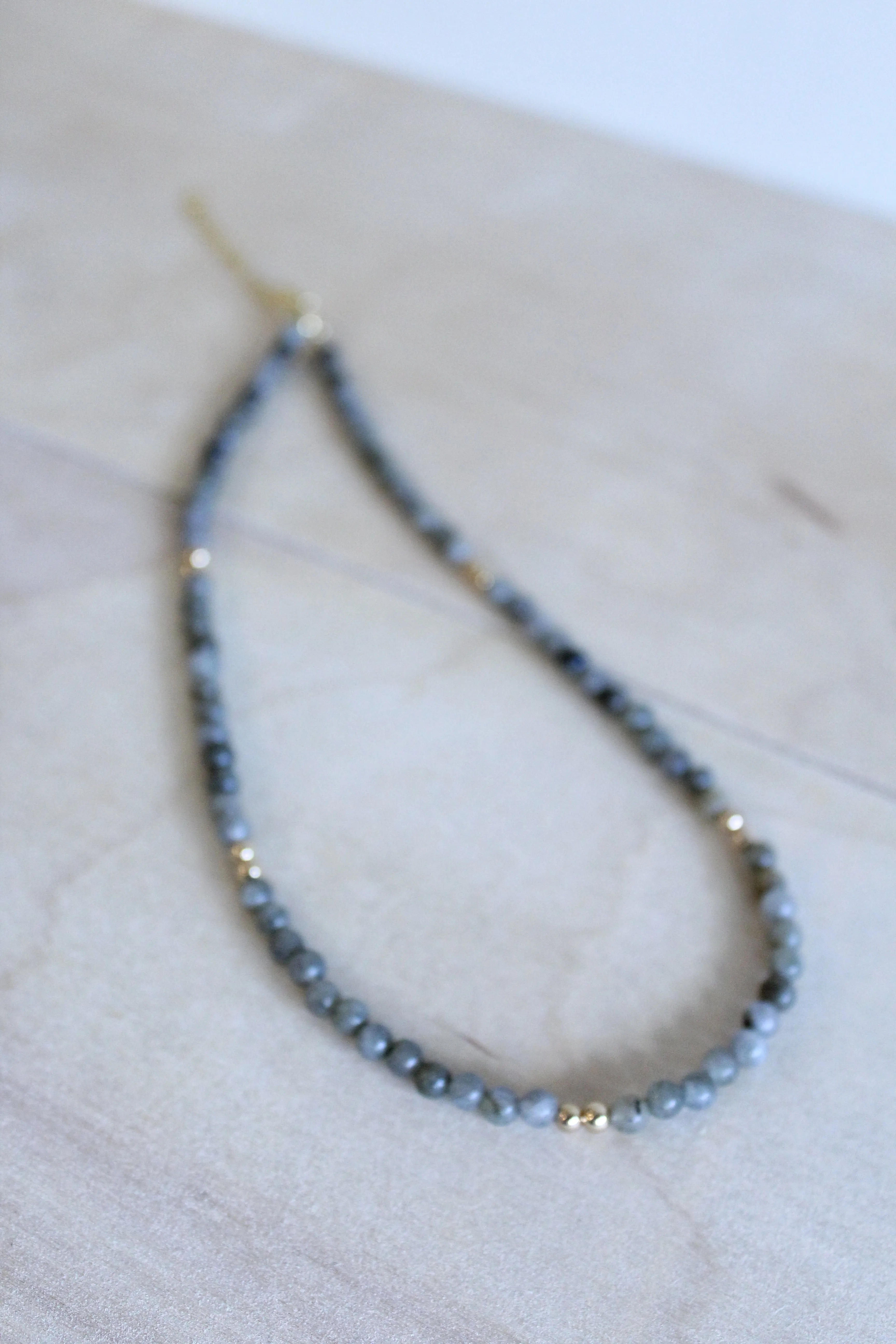 Classic Gemstone Choker Necklace by Studio Thorne