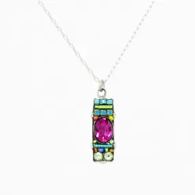 Colorful Dainty Bar Necklace