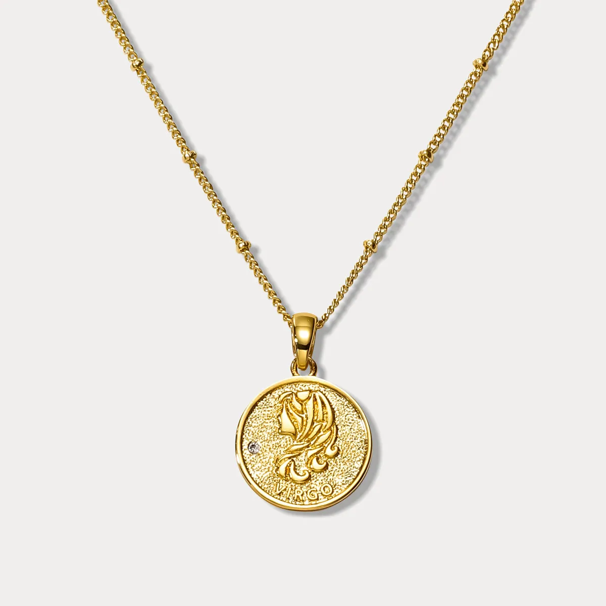 Constellation Coin Pendant Necklace