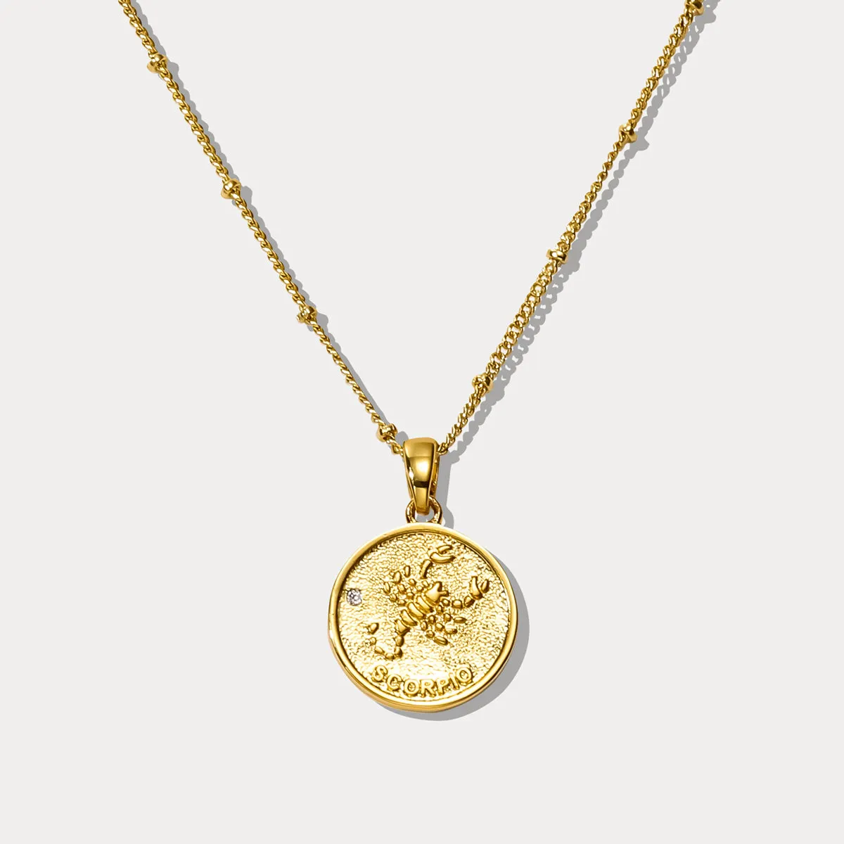 Constellation Coin Pendant Necklace