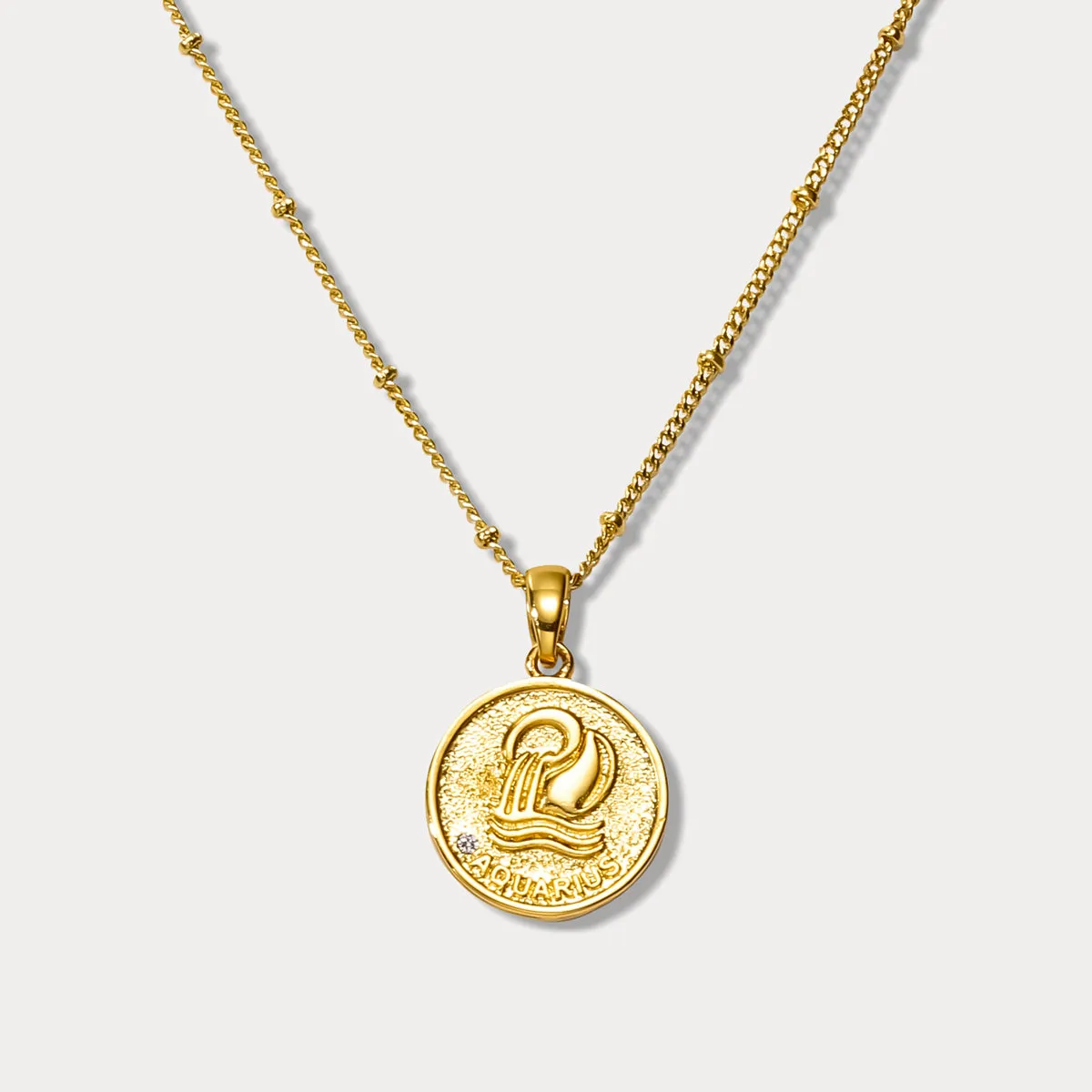 Constellation Coin Pendant Necklace