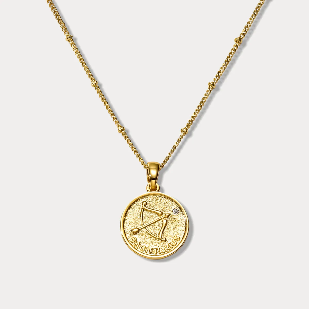 Constellation Coin Pendant Necklace