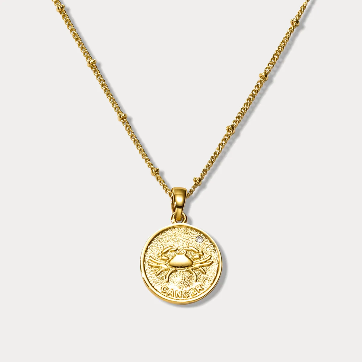 Constellation Coin Pendant Necklace