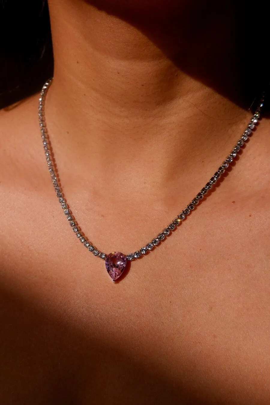 Drop Diamond Necklace