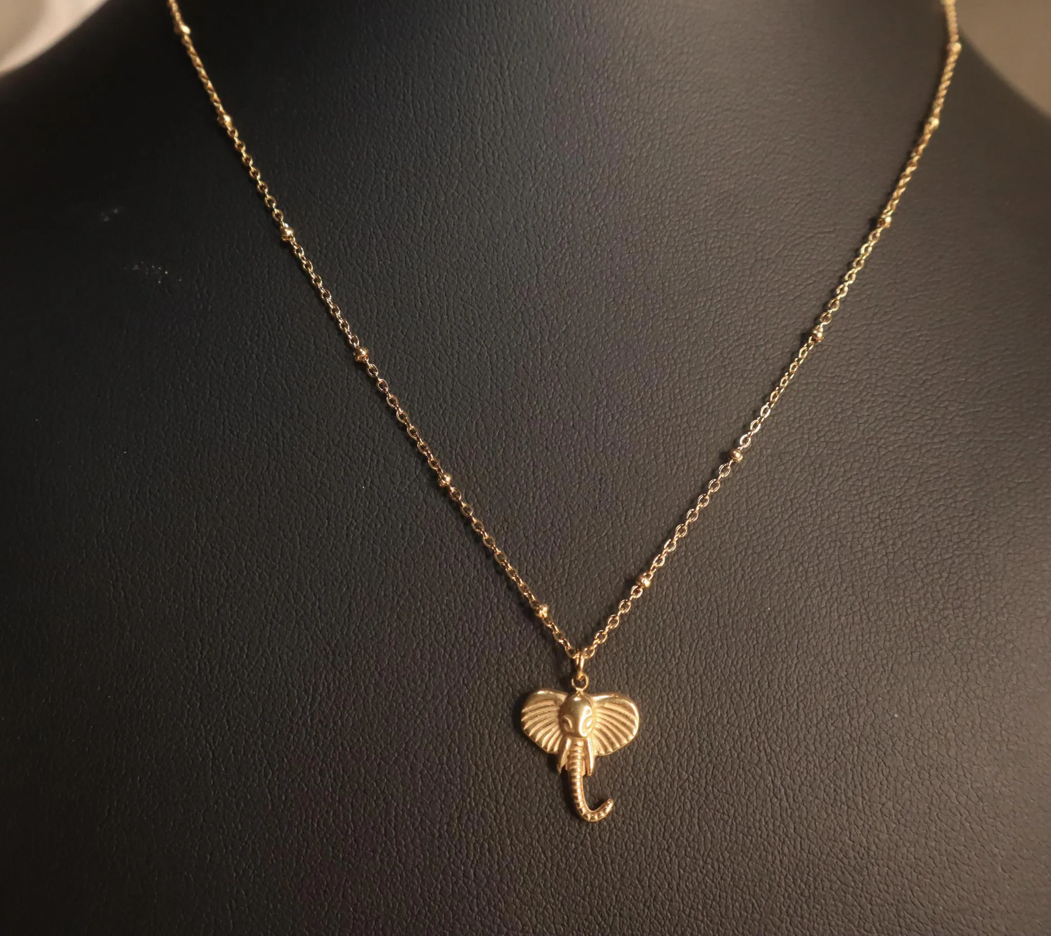 Elephant dainty Gold Silver necklace Jewelry