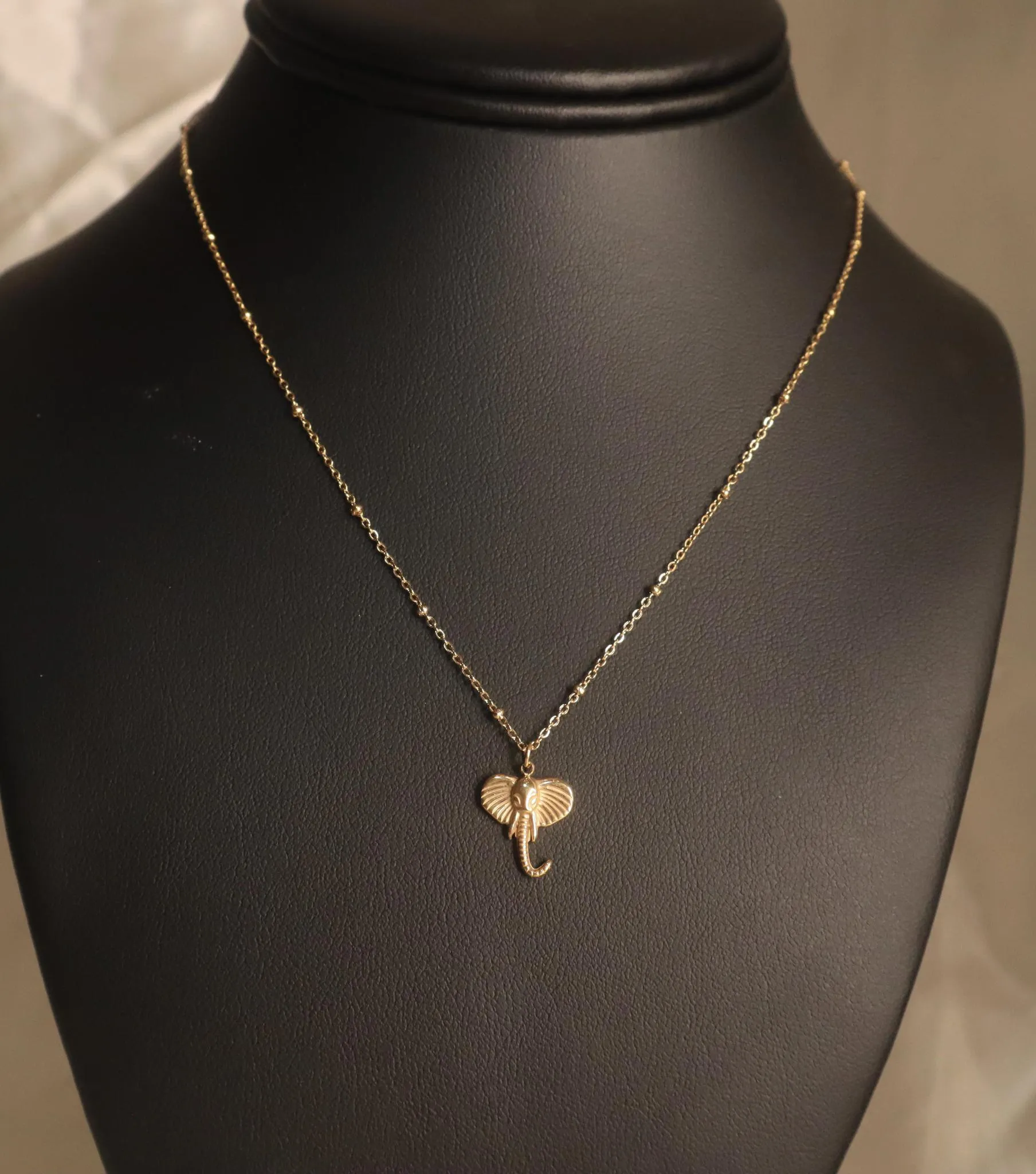 Elephant dainty Gold Silver necklace Jewelry