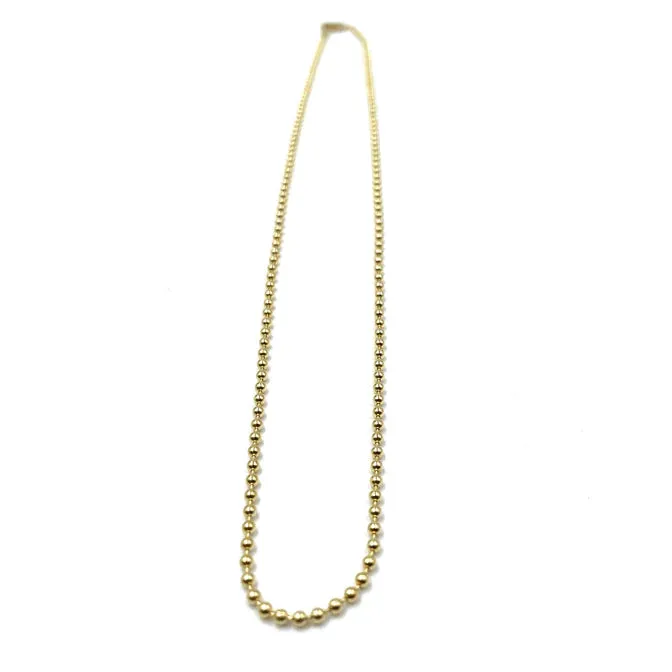 Erin Gray 14k Gold Filled 15.5 Beaded Bliss Necklace - Waterproof