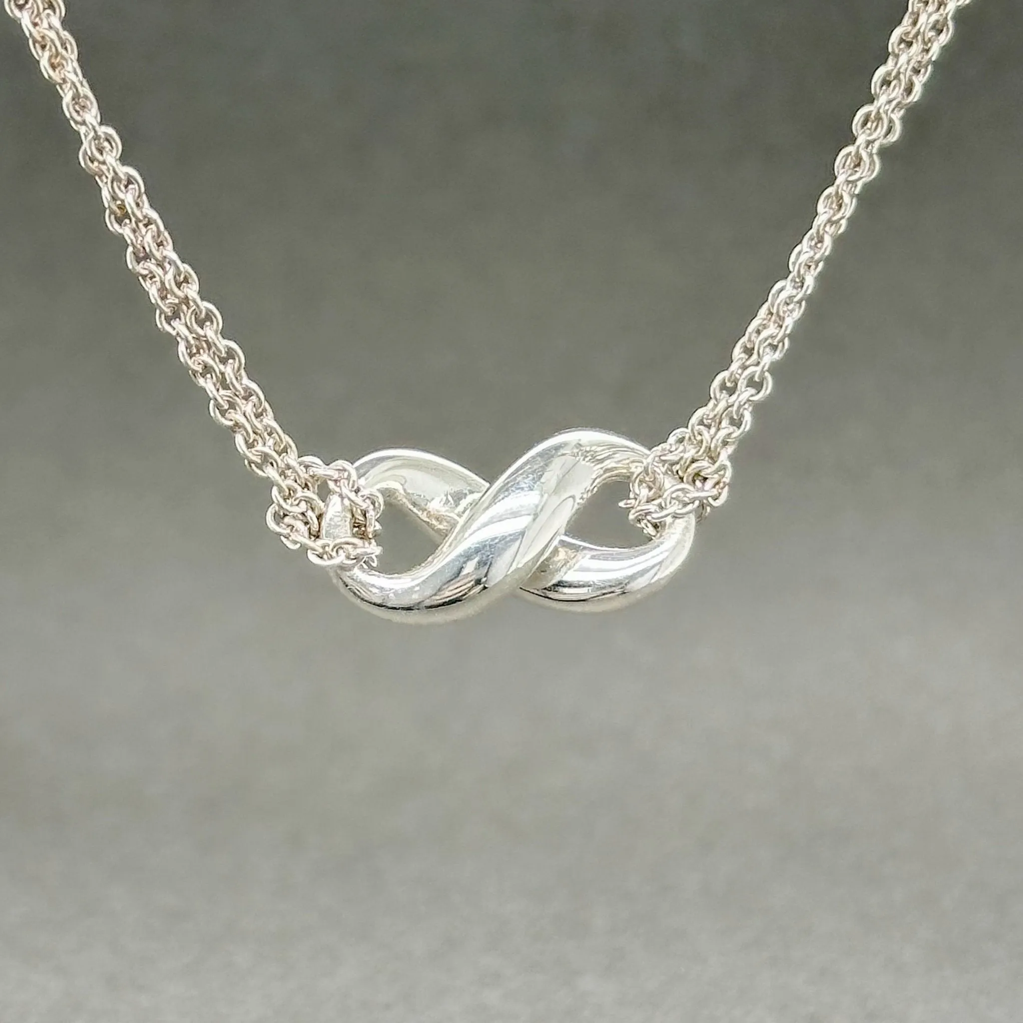 Estate Tiffany & Co. SS Infinity Necklace