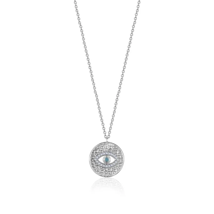 EVIL EYE COIN NECKLACE