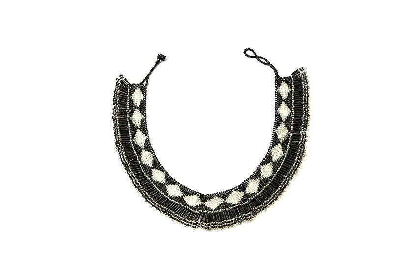 Getu Beaded Neckline Necklace - Multiple Colors | Handmade in Tanzania