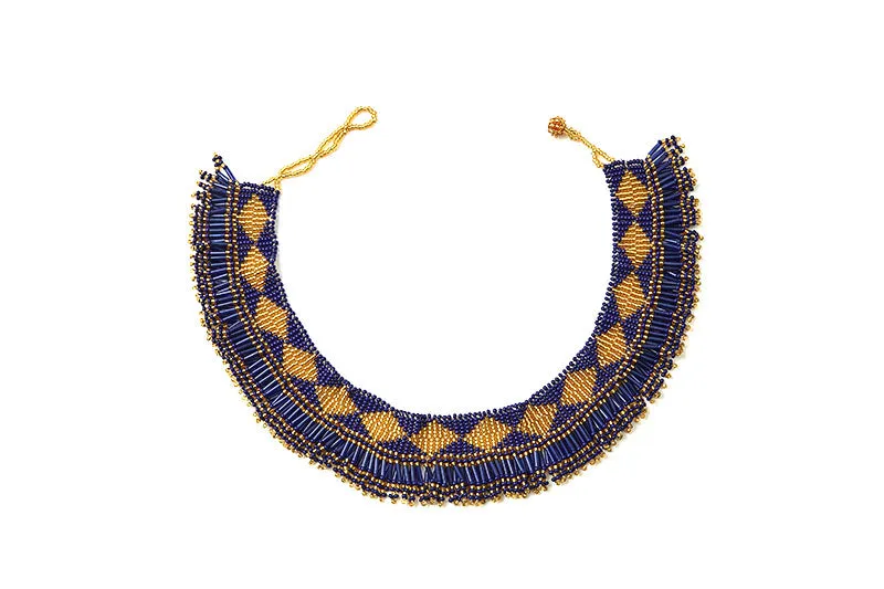 Getu Beaded Neckline Necklace - Multiple Colors | Handmade in Tanzania