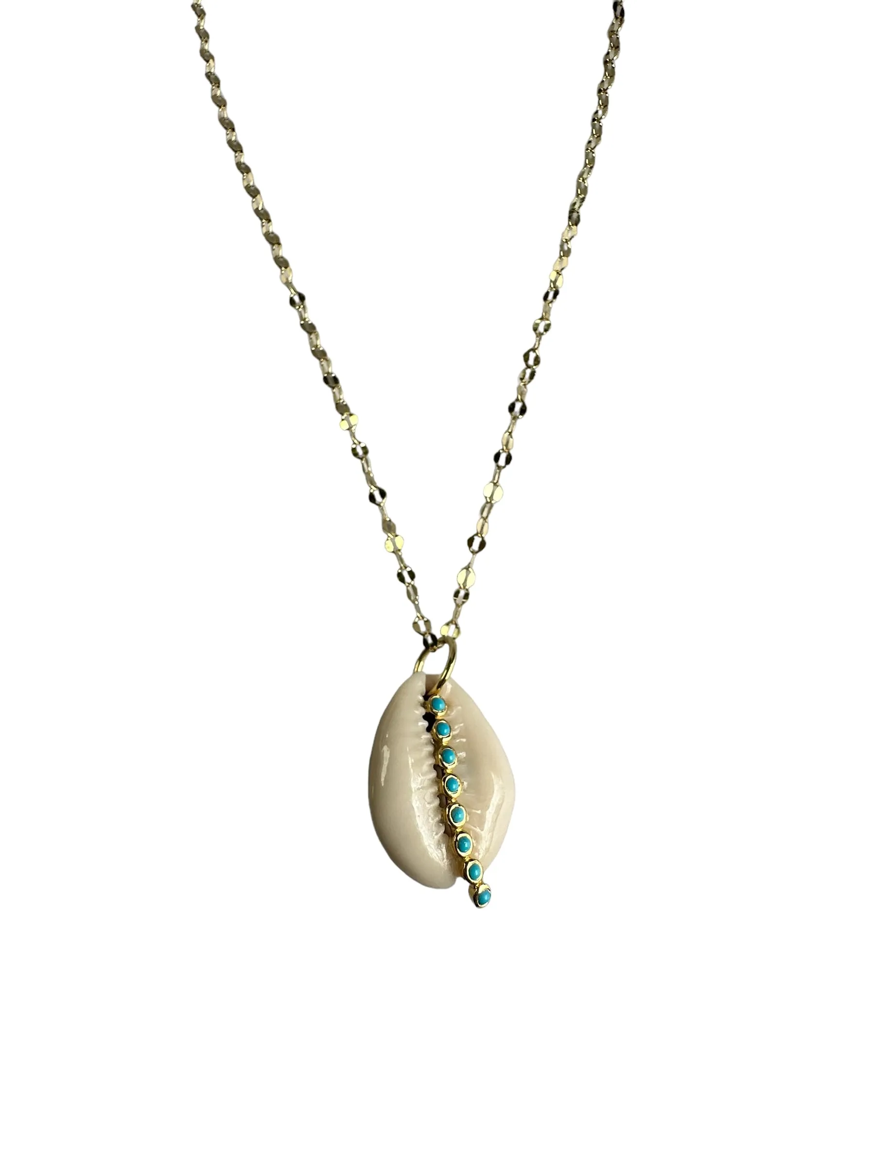 Good Luck Cowrie - Turquoise