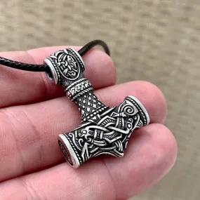 Gullinkambi Mjolnir - Bronze or Sterling Silver