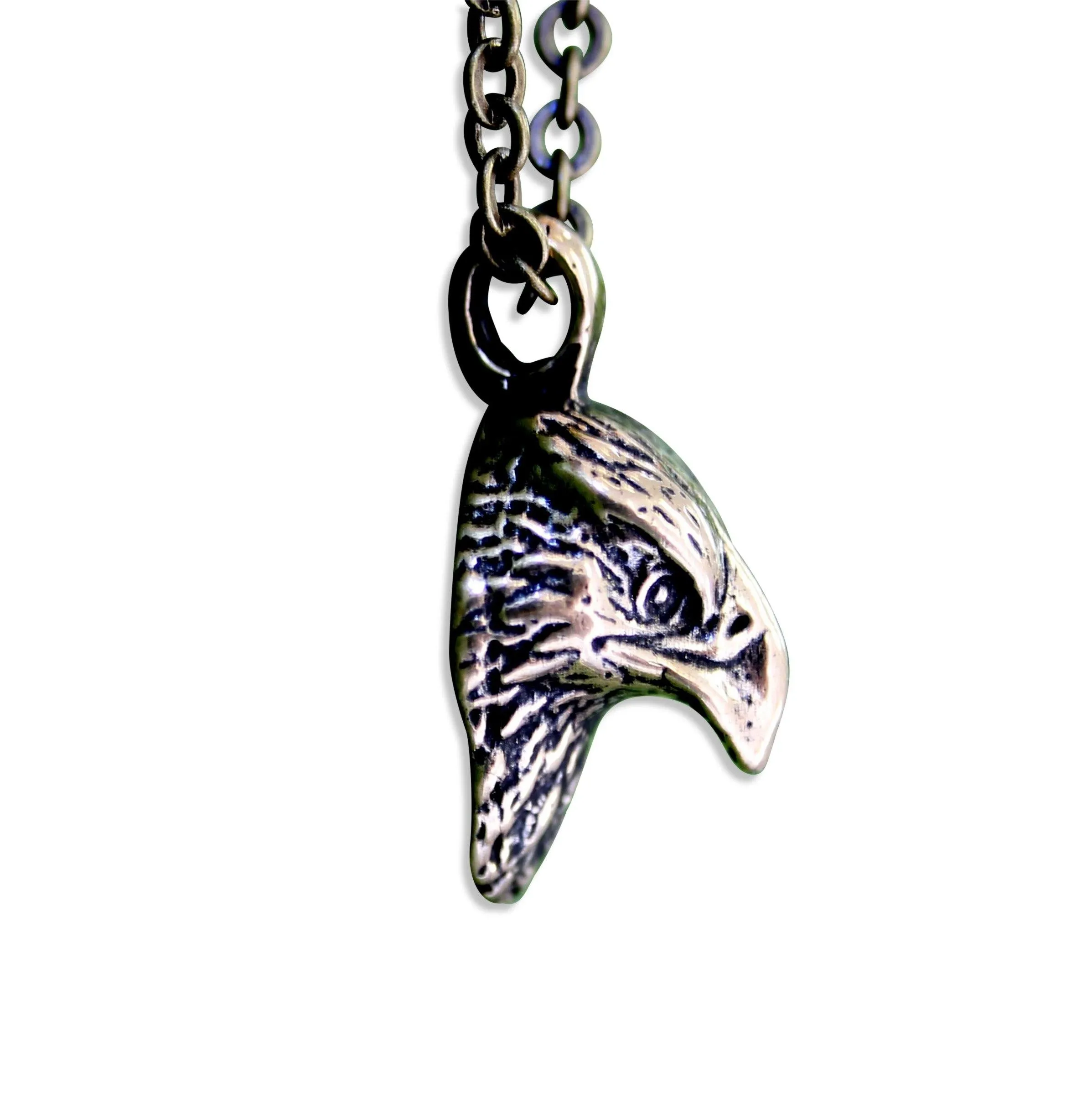 Hawk Head Necklace Pendant