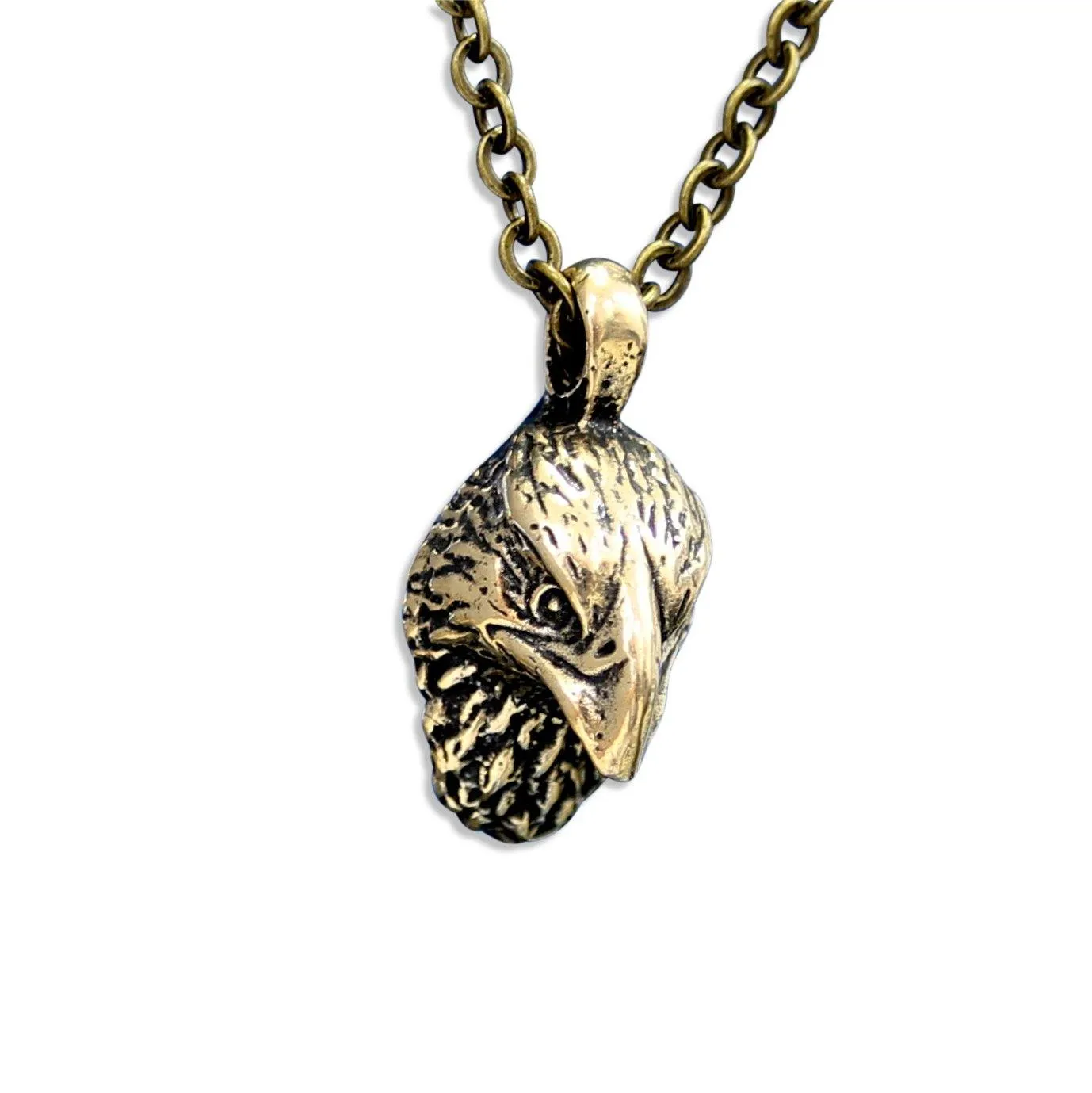 Hawk Head Necklace Pendant