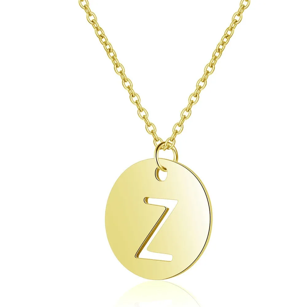 Initial Necklace Gold (A-Z)